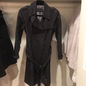 Banana Republic Black Trench Coat